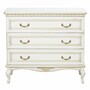 Casa Padrino Luxus Barock Kommode Wei� / Beige 100 cm - Prunkvolle Barock M�bel