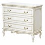 Casa Padrino Luxus Barock Kommode Wei� / Beige 100 cm - Prunkvolle Barock M�bel