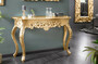 Casa Padrino Barock Konsole Gold - Handgefertigter Konsolentisch mit edlen Verzierungen - Barock M�bel