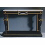 Casa Padrino Luxus Barock Konsole Schwarz / Gold / Wei� 144 cm - Barock M�bel - Made in Italy 