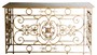 Casa Padrino Luxus Barock Konsole Wei� / Antik Gold 172 x 51 x H. 95 cm - Barockm�bel