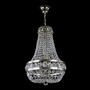 Casa Padrino Luxus Barock Kristall Deckenleuchte Gold  30 x H. 12 cm - Prunkvolle Messing Deckenleuchte mit b�hmischem Kristallglas - Barock M�bel - Edel & Prunkvoll