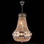 Casa Padrino Luxus Barock Kristall Deckenleuchte Gold  30 x H. 12 cm - Prunkvolle Messing Deckenleuchte mit b�hmischem Kristallglas - Barock M�bel - Edel & Prunkvoll