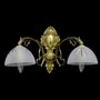 Casa Padrino Luxus Barock Kristall Deckenleuchte Gold  45 x H. 25 cm - Prunkvolle Messing Deckenleuchte mit b�hmischem Kristallglas - Barock M�bel - Edel & Prunkvoll