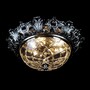 Casa Padrino Luxus Barock Kristall Deckenleuchte Gold  47 x H. 19 cm - Prunkvolle Messing Deckenleuchte mit b�hmischem Kristallglas - Barock M�bel - Edel & Prunkvoll