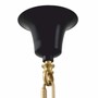 Casa Padrino Luxus Barock Kronleuchter Antik Gold / Schwarz  97 x H. 99 cm - Luxus Qualit�t