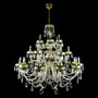 Casa Padrino Luxus Barock Kristall Kronleuchter Gold  100 x H. 97 cm - Prunkvolle Messing Kronleuchter mit b�hmischem Kristallglas - Barock M�bel - Edel & Prunkvoll 