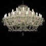 Casa Padrino Luxus Barock Kristall Kronleuchter Gold  120 x H. 90 cm - Prunkvolle Messing Kronleuchter mit b�hmischem Kristallglas - Barock M�bel - Edel & Prunkvoll