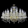Casa Padrino Luxus Barock Kristall Kronleuchter Gold  140 x H. 120 cm - Prunkvolle Messing Kronleuchter mit b�hmischem Kristallglas - Barock M�bel - Edel & Prunkvoll
