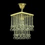 Casa Padrino Luxus Barock Kristall Kronleuchter Gold  15 x H. 15 cm - Prunkvolle Messing Kronleuchter mit b�hmischem Kristallglas - Barock M�bel - Edel & Prunkvoll