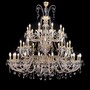 Casa Padrino Luxus Barock Kristall Kronleuchter Gold  160 x H. 160 cm - Prunkvolle Messing Kronleuchter mit b�hmischem Kristallglas - Barock M�bel - Edel & Prunkvoll