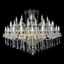 Casa Padrino Luxus Barock Kristall Kronleuchter Gold  180 x H. 150 cm - Prunkvolle Messing Kronleuchter mit b�hmischem Kristallglas - Barock M�bel - Edel & Prunkvoll
