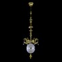 Casa Padrino Luxus Barock Kristall Kronleuchter Gold  27 x H. 110 cm - Prunkvolle Messing Kronleuchter mit b�hmischem Kristallglas - Barock M�bel - Edel & Prunkvoll