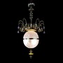 Casa Padrino Luxus Barock Kristall Kronleuchter Gold  27 x H. 110 cm - Prunkvolle Messing Kronleuchter mit b�hmischem Kristallglas - Barock M�bel - Edel & Prunkvoll