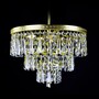 Casa Padrino Luxus Barock Kristall Kronleuchter Gold  30 x H. 25 cm - Prunkvolle Messing Kronleuchter mit b�hmischem Kristallglas - Barock M�bel - Edel & Prunkvoll