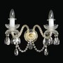 Casa Padrino Luxus Barock Kristall Kronleuchter Gold  40 x H. 25 cm - Prunkvolle Messing Kronleuchter mit b�hmischem Kristallglas - Barock M�bel - Edel & Prunkvoll