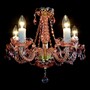 Casa Padrino Luxus Barock Kristall Kronleuchter Gold  45 x H. 38 cm - Prunkvolle Messing Kronleuchter mit b�hmischem Kristallglas - Barock M�bel - Edel & Prunkvoll 