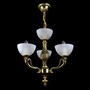 Casa Padrino Luxus Barock Kristall Kronleuchter Gold  48 x H. 45 cm - Prunkvolle Messing Kronleuchter mit b�hmischem Kristallglas - Barock M�bel - Edel & Prunkvoll 