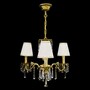 Casa Padrino Luxus Barock Kristall Kronleuchter Gold  49 x H. 44 cm - Prunkvolle Messing Kronleuchter mit b�hmischem Kristallglas - Barock M�bel - Edel & Prunkvoll