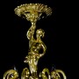 Casa Padrino Luxus Barock Kristall Kronleuchter Gold  55 x H. 36 cm - Prunkvolle Messing Kronleuchter mit b�hmischem Kristallglas - Barock M�bel - Edel & Prunkvoll