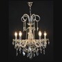 Casa Padrino Luxus Barock Kristall Kronleuchter Gold  55 x H. 66 cm - Prunkvolle Messing Kronleuchter mit b�hmischem Kristallglas - Barock M�bel - Edel & Prunkvoll 