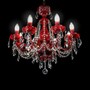 Casa Padrino Luxus Barock Kristall Kronleuchter Gold  57 x H. 55 cm - Prunkvolle Messing Kronleuchter mit b�hmischem Kristallglas - Barock M�bel - Edel & Prunkvoll 