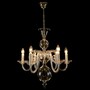 Casa Padrino Luxus Barock Kristall Kronleuchter Gold  60 x H. 60 cm - Prunkvolle Messing Kronleuchter mit b�hmischem Kristallglas - Barock M�bel - Edel & Prunkvoll