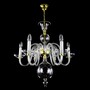Casa Padrino Luxus Barock Kristall Kronleuchter Gold  60 x H. 60 cm - Prunkvolle Messing Kronleuchter mit b�hmischem Kristallglas - Barock M�bel - Edel & Prunkvoll