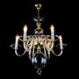 Casa Padrino Luxus Barock Kristall Kronleuchter Gold  60 x H. 60 cm - Prunkvolle Messing Kronleuchter mit b�hmischem Kristallglas - Barock M�bel - Edel & Prunkvoll