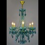 Casa Padrino Luxus Barock Kristall Kronleuchter Gold  60 x H. 76 cm - Prunkvolle Messing Kronleuchter mit b�hmischem Kristallglas - Barock M�bel - Edel & Prunkvoll