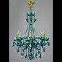 Casa Padrino Luxus Barock Kristall Kronleuchter Gold  60 x H. 76 cm - Prunkvolle Messing Kronleuchter mit b�hmischem Kristallglas - Barock M�bel - Edel & Prunkvoll