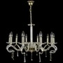 Casa Padrino Luxus Barock Kristall Kronleuchter Gold  61 x H. 45 cm - Prunkvolle Messing Kronleuchter mit b�hmischem Kristallglas - Barock M�bel - Edel & Prunkvoll 