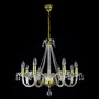 Casa Padrino Luxus Barock Kristall Kronleuchter Gold  65 x H. 55 cm - Prunkvolle Messing Kronleuchter mit b�hmischem Kristallglas - Barock M�bel - Edel & Prunkvoll