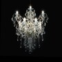 Casa Padrino Luxus Barock Kristall Kronleuchter Gold  65 x H. 76 cm - Prunkvolle Messing Kronleuchter mit b�hmischem Kristallglas - Barock M�bel - Edel & Prunkvoll