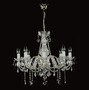 Casa Padrino Luxus Barock Kristall Kronleuchter Gold  67 x H. 56 cm - Prunkvolle Messing Kronleuchter mit b�hmischem Kristallglas - Barock M�bel - Edel & Prunkvoll 