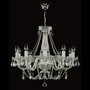 Casa Padrino Luxus Barock Kristall Kronleuchter Gold  67 x H. 60 cm - Prunkvolle Messing Kronleuchter mit b�hmischem Kristallglas - Barock M�bel - Edel & Prunkvoll