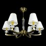 Casa Padrino Luxus Barock Kristall Kronleuchter Gold  68 x H. 50 cm - Prunkvolle Messing Kronleuchter mit b�hmischem Kristallglas - Barock M�bel - Edel & Prunkvoll 