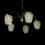 Casa Padrino Luxus Barock Kristall Kronleuchter Gold  75 x H. 58 cm - Prunkvolle Messing Kronleuchter mit b�hmischem Kristallglas - Barock M�bel - Edel & Prunkvoll