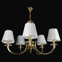 Casa Padrino Luxus Barock Kristall Kronleuchter Gold  84 x H. 60 cm - Prunkvolle Messing Kronleuchter mit b�hmischem Kristallglas - Barock M�bel - Edel & Prunkvoll
