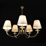 Casa Padrino Luxus Barock Kristall Kronleuchter Gold  84 x H. 60 cm - Prunkvolle Messing Kronleuchter mit b�hmischem Kristallglas - Barock M�bel - Edel & Prunkvoll