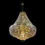 Casa Padrino Luxus Barock Kristall Kronleuchter Gold  90 x H. 111 cm - Prunkvolle Messing Kronleuchter mit b�hmischem Kristallglas - Barock M�bel - Edel & Prunkvoll