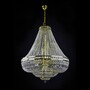 Casa Padrino Luxus Barock Kristall Kronleuchter Gold  90 x H. 111 cm - Prunkvolle Messing Kronleuchter mit b�hmischem Kristallglas - Barock M�bel - Edel & Prunkvoll
