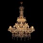 Casa Padrino Luxus Barock Kristall Kronleuchter Silber  130 x H. 170 cm - Prunkvolle Messing Kronleuchter mit b�hmischem Kristallglas - Barock M�bel - Edel & Prunkvoll