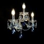Casa Padrino Luxus Barock Kristall Kronleuchter Silber  43 x H. 40 cm - Prunkvolle Messing Kronleuchter mit b�hmischem Kristallglas - Barock M�bel - Edel & Prunkvoll