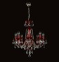 Casa Padrino Luxus Barock Kristall Kronleuchter Silber  57 x H. 55 cm - Prunkvolle Messing Kronleuchter mit b�hmischem Kristallglas - Barock M�bel - Edel & Prunkvoll