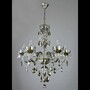 Casa Padrino Luxus Barock Kristall Kronleuchter Silber  68 x H. 70 cm - Prunkvolle Messing Kronleuchter mit b�hmischem Kristallglas - Barock M�bel - Edel & Prunkvoll
