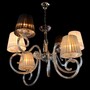 Casa Padrino Luxus Barock Kristall Kronleuchter Silber  75 x H. 58 cm - Prunkvolle Messing Kronleuchter mit b�hmischem Kristallglas - Barock M�bel - Edel & Prunkvoll