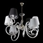 Casa Padrino Luxus Barock Kristall Kronleuchter Silber  75 x H. 58 cm - Prunkvolle Messing Kronleuchter mit b�hmischem Kristallglas - Barock M�bel - Edel & Prunkvoll