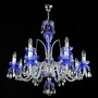 Casa Padrino Luxus Barock Kristall Kronleuchter Silber  75 x H. 75 cm - Prunkvolle Messing Kronleuchter mit b�hmischem Kristallglas - Barock M�bel - Edel & Prunkvoll
