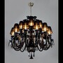 Casa Padrino Luxus Barock Kristall Kronleuchter Silber  90 x H. 90 cm - Prunkvolle Messing Kronleuchter mit b�hmischem Kristallglas - Barock M�bel - Edel & Prunkvoll
